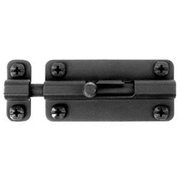 Acorn Mfg Acorn ALFBP 4" Slide Barrel Bolt - Black Iron ALFBP